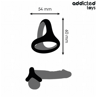 Anello penieno triplo spessore per erezioni più durature e intense